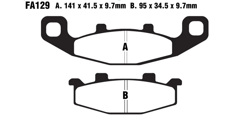 Motorcycle Brake Pads Front Rear For Kawasaki Street Bike ZR 750 C Zephyr 1991-1995 ZX 750 F Ninja 87-90 ZX 1000 B (ZX-10) 88-90 image 4