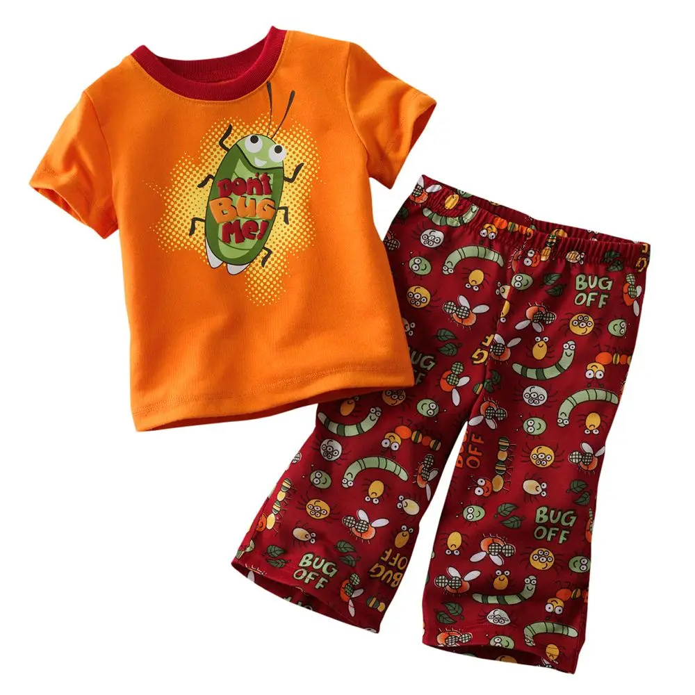 2024 Summer Baby Boys clothes Sets Insect Children Clothing suits sets  Suit kids Sport Suits T-Shirt Long Pant