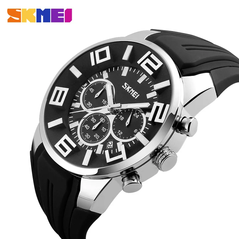 

SKMEI Top Luxury Brand Quartz Watches Men Fashion Casual Wristwatches Waterproof Sport Watch Relogio Masculino 9128