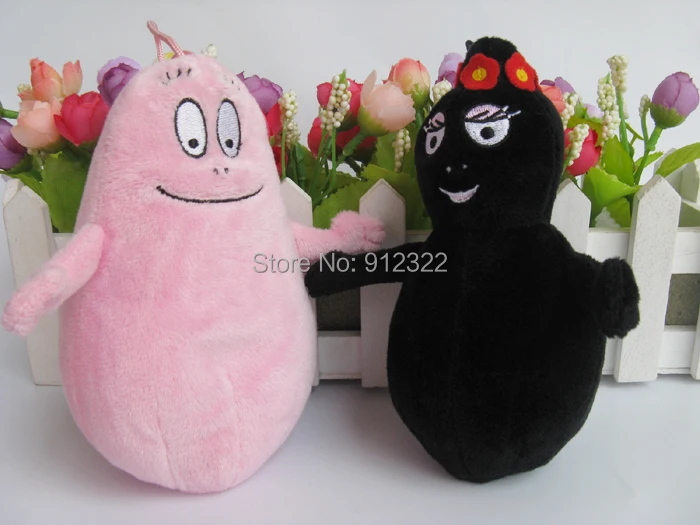 

Set of 2 Barbapapa and Barbamama Plush Doll Toy NEW