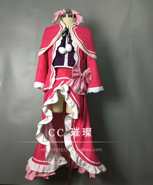 

kara Hajimeru Isekai Seikatsu Beatrice Cosplay Costum red costume with socks 11