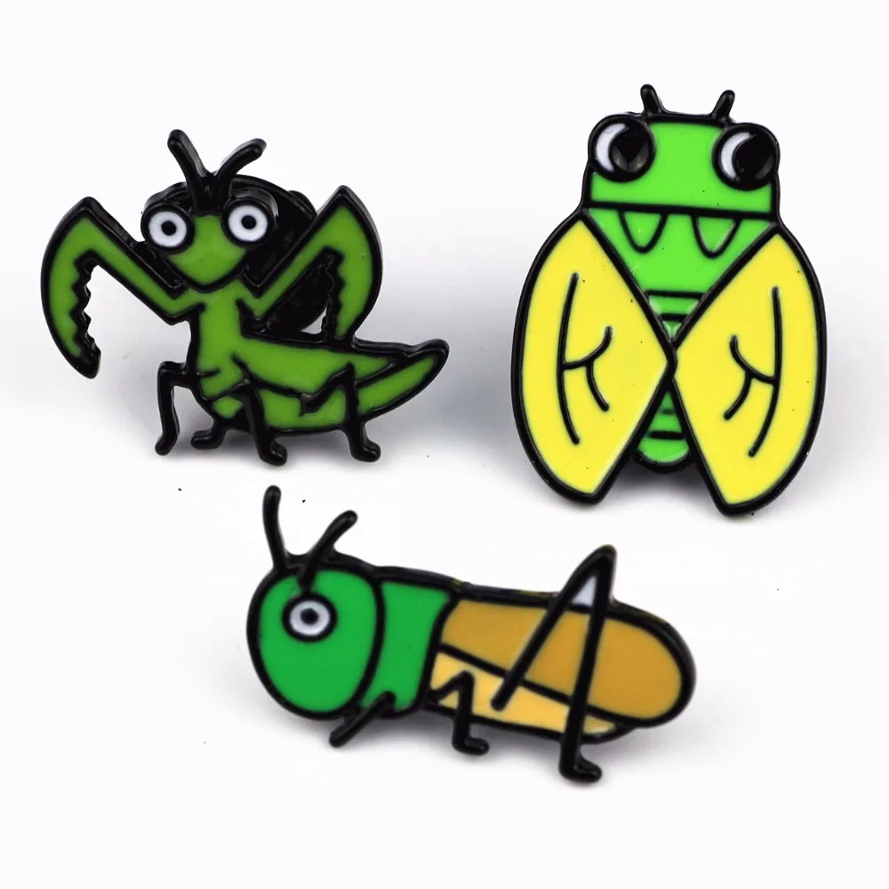 Timlee X232 Free Shipping  Cute The Field Of Animal Drip Insects Badge Brooch Pins Fashion Jewelry Wholesale