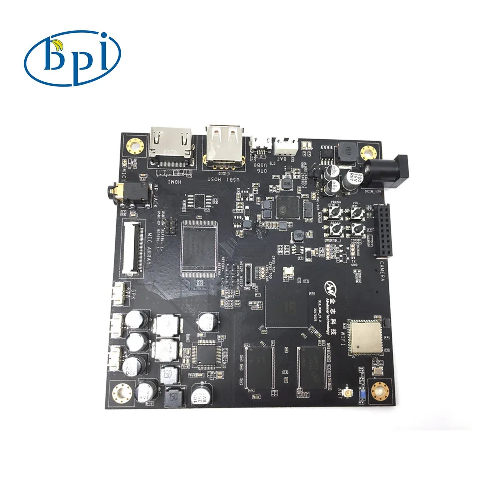 BPI-R18 allwinner placa de circuito oficial com allwinner soc-apenas 3-mic far-field dev kit