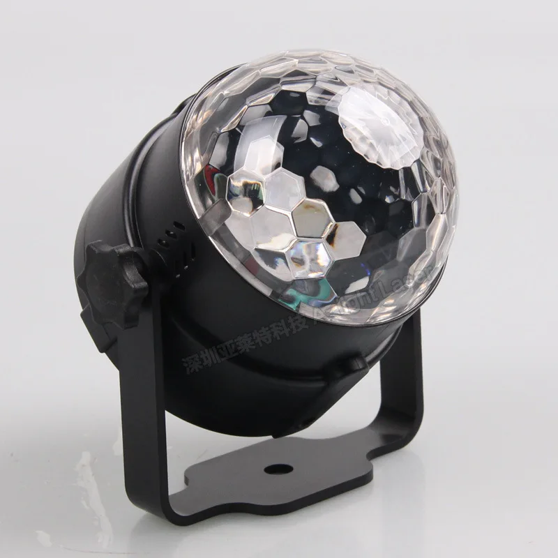 Bola mágica de cristal de led, luzes para carro, entretenimento, dj, controle de som, usb, carregamento de carro, palco legal, luzes coloridas, bola de discoteca