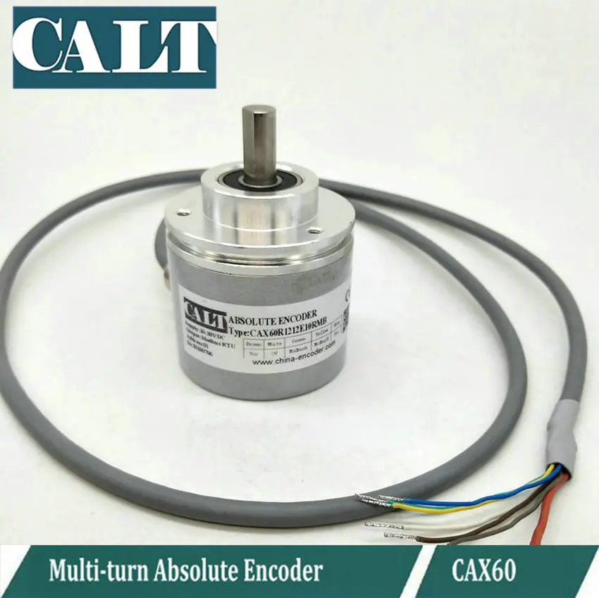 Imagem -04 - Calt 4096 Codificador Magnético 12 Bit Cada Volta Modbus Rtu Multiturn Absoluto Codificador Rotativo Cax60r1212e10rmb