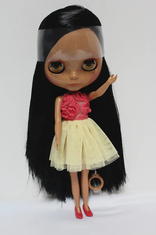 

Free Shipping big discount RBL-74DIY Nude Blyth doll birthday gift for girl 4 colour big eyes dolls with beautiful Hair cute toy