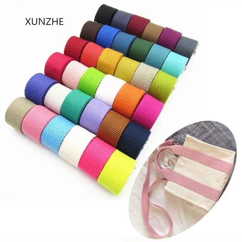 Woven Canvas Ribbon Belt, Woven Tape, Nylon Band, Backpack Binding, Sewing Bag Accessories, 1.5mm Thick, 2m * 25 mm