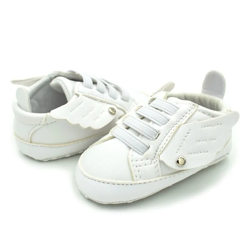 COOTELILI First Walkers PU Leather Baby Girl Shoes Moccasins Shoes  Wing Fringe Soft Soled Non-slip Footwear Crib Shoes