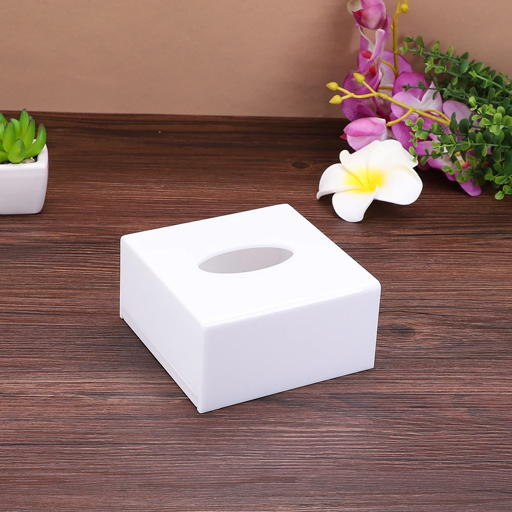 Modern Acrylic Paper Box Napkin Holder Prexiglass Tissue Dispenser TB005