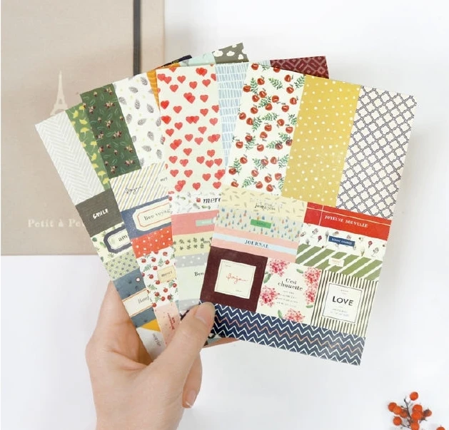 8pcs/set  Deco flower  sticker, stationery diy  masking tape, 8pcs romantic  Flower korea  drawing market sticker,10*16cm