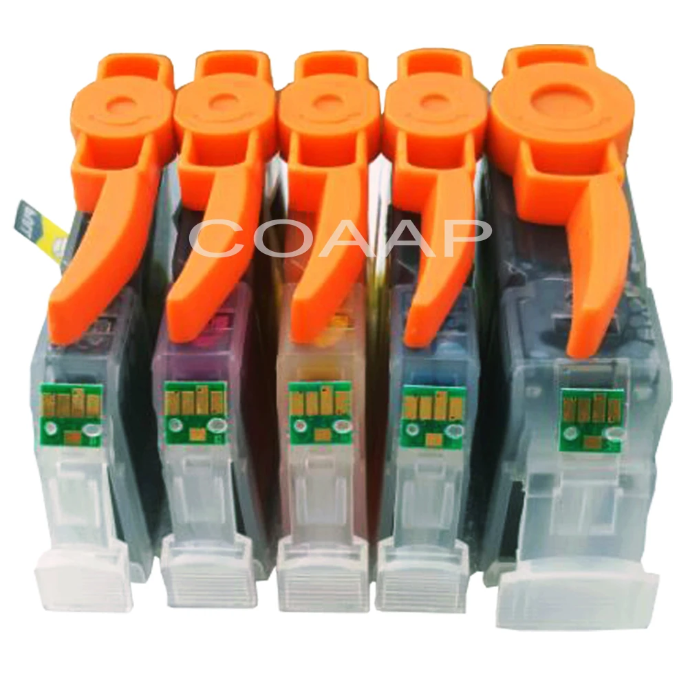 PGI-5BK CLI-8BK CLI-8C CLI-8M CLI-8Y Compatible CANON iP4500 iP5100 iP5200 iP6700 iP7500 iP7600 Printer ink cartridge (5 pack)