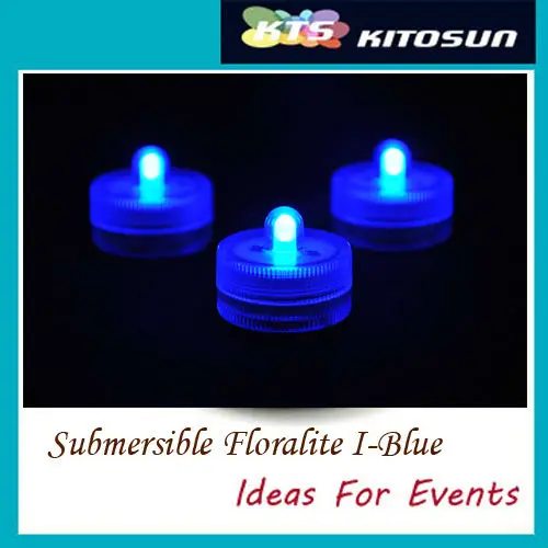 

Unique Design Factory Sale 120pcs Blue color Wedding Centerpiece Underwater Submersible Single Battery Operated Mini LED Lights