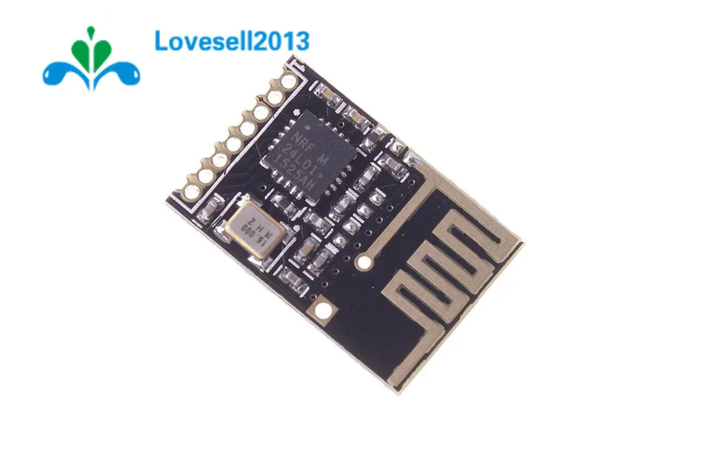 1 шт. мини NRF24L01 + SMD 1,27 мм беспроводной модуль приемопередатчика малого размера