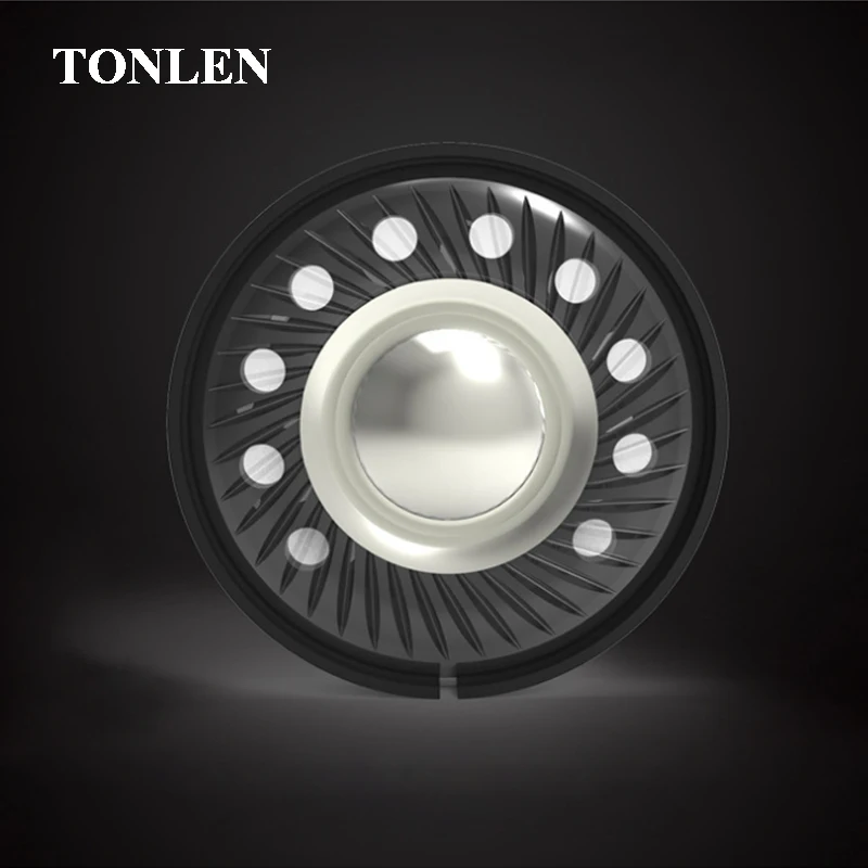 

TONLEN Headphone Speakers Accessories 40mm Headset Composite Titanium Diaphragm Low Frequency Headphone Speakers Unit 2pcs