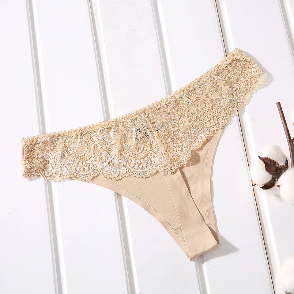 Sexy Spitze Frauen Thongs G String Unterwäsche Dessous Nahtlose Höschen Weiblichen Niedrigen-Aufstieg T-zurück Bikini Dessous Für frau Neue Heiße