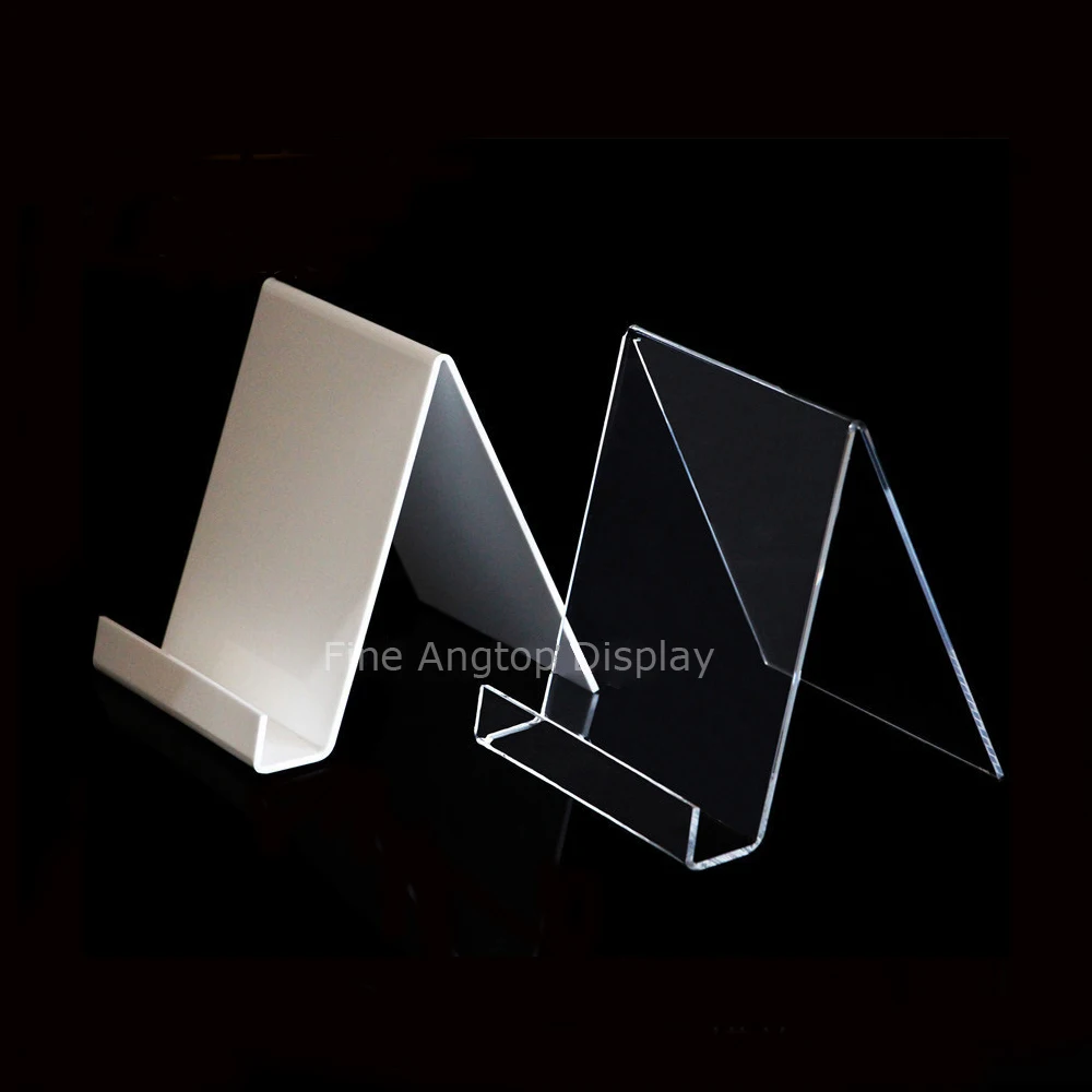 

Perspex Acrylic Plastic Book Plate Retail Jewelry Display Stand Holder