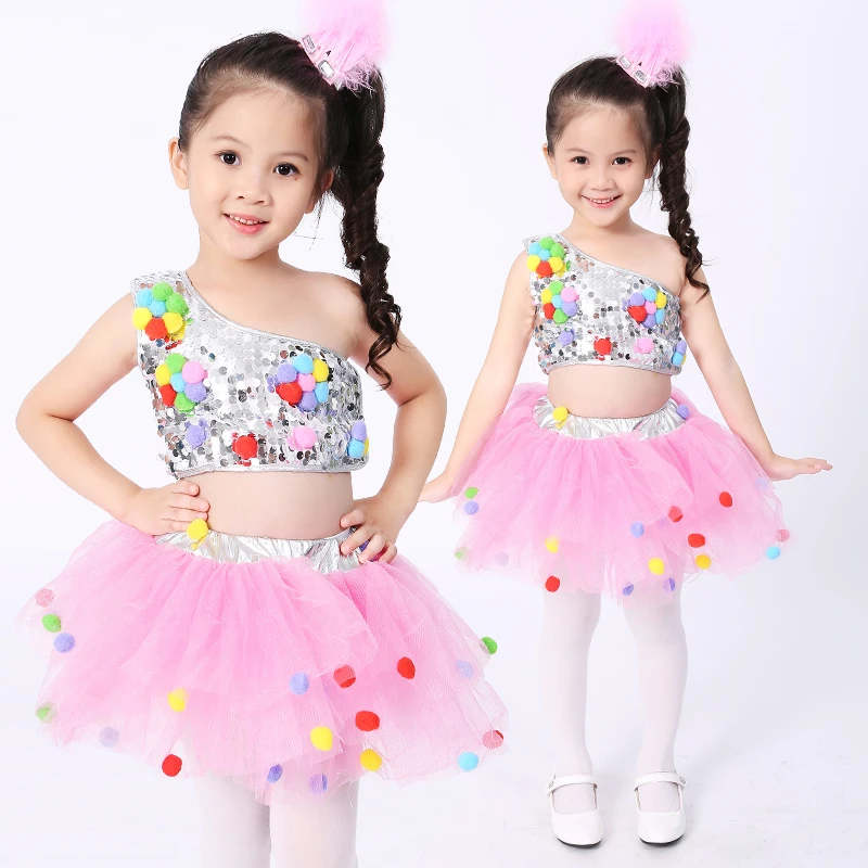 New Girl Boy Jazz Dance Girls Jazz Dance Costumes for Girls Kids S Hip Hop Dancing Children Performance Jazz Costume For Girl