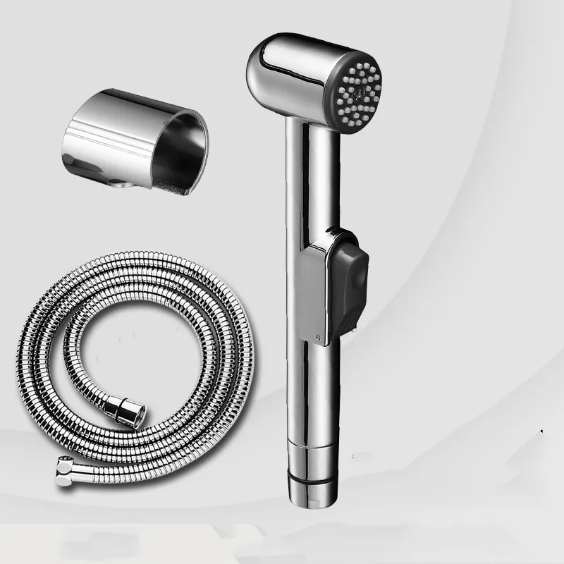 Latest ABS Plastic Toilet Hand held Bidet faucet set ,Diaper Sprayer,Shower Shattaf Bidet Spray with holder 1.5m hose