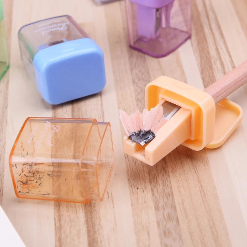 Mini Manuelle Bleistift Spitzer Hand Tragbare Desktop-Tool Student Schule Liefert