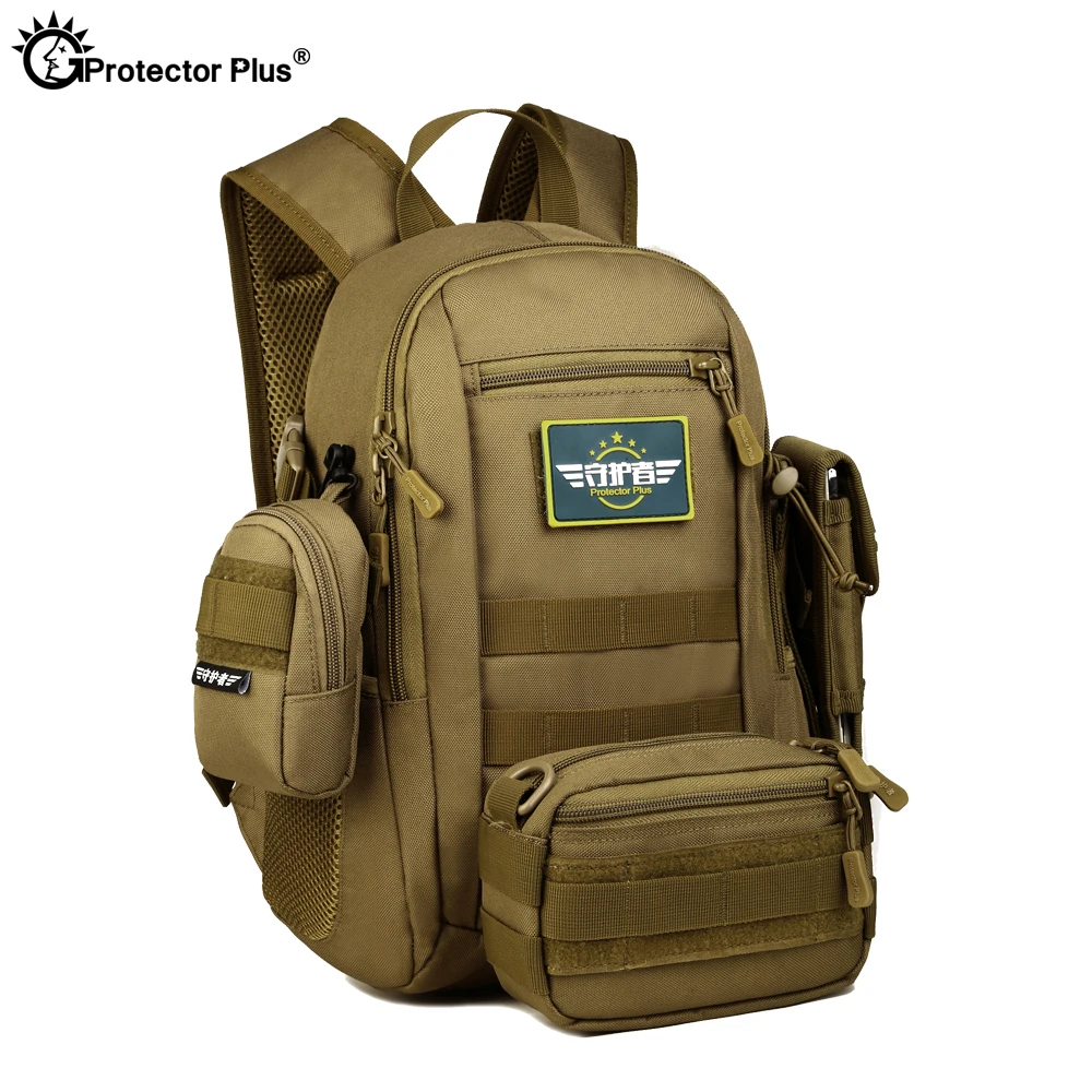 Protector Plus 12L Tactical MOLLE Backpack Children Waterproof Small Backpack armed role-playing Rucksack Assault Pack