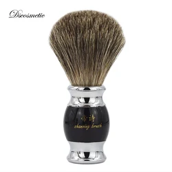 shave brush pure Badger Hair with Resin Handle and metal china brush supplies vintage hand-crafted shaving brush