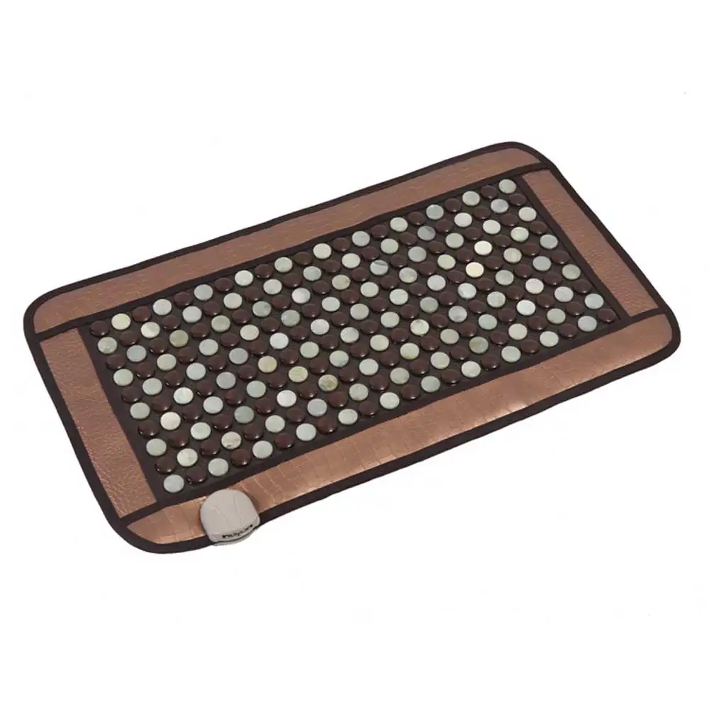 HANRIVER Jade Tourmaline germanium Stones Far Infrared Therapy Heating Mat Jade Stone Massage Mat physiotherapy pad 45x80cm