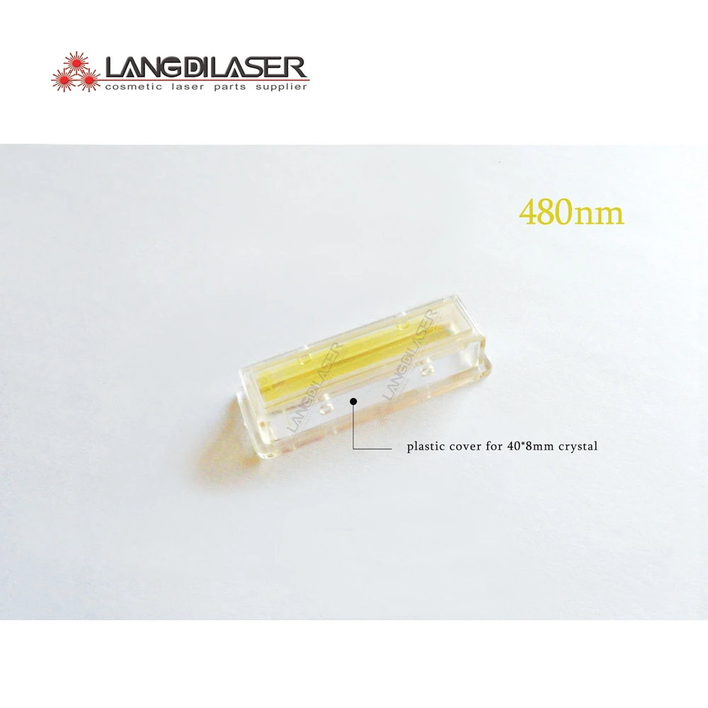 Filtre IPL 480nm pour cristal 40x8, filtre modifiable, filtre optique laser IPL, filtre IPL saphir