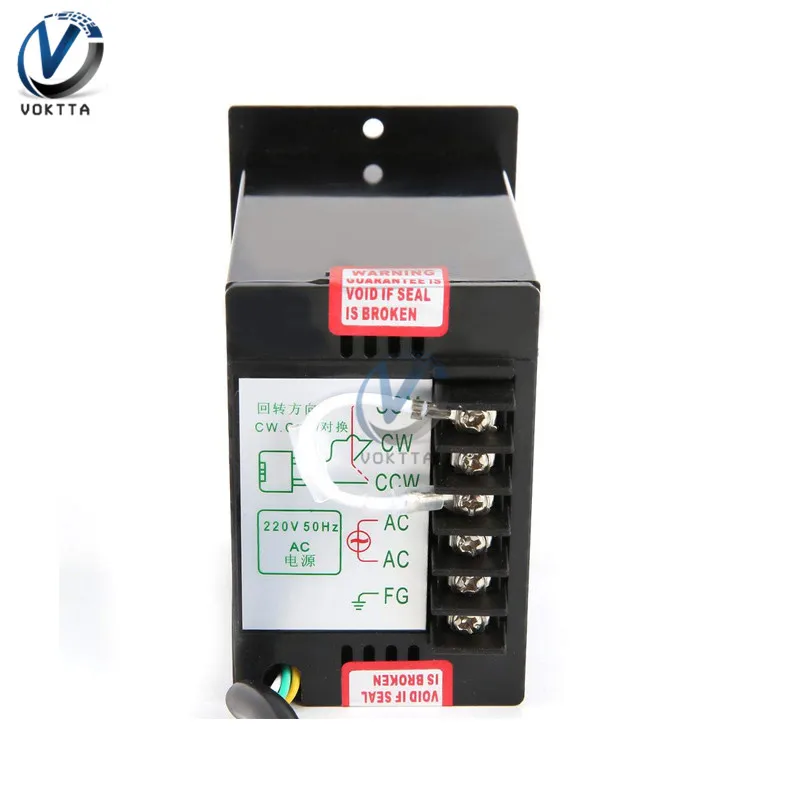 Motor Speed Controller 400W AC 220V Motor Speed Pinpoint Regulator Controller Forward & Backward 50/60hz Motor Governor