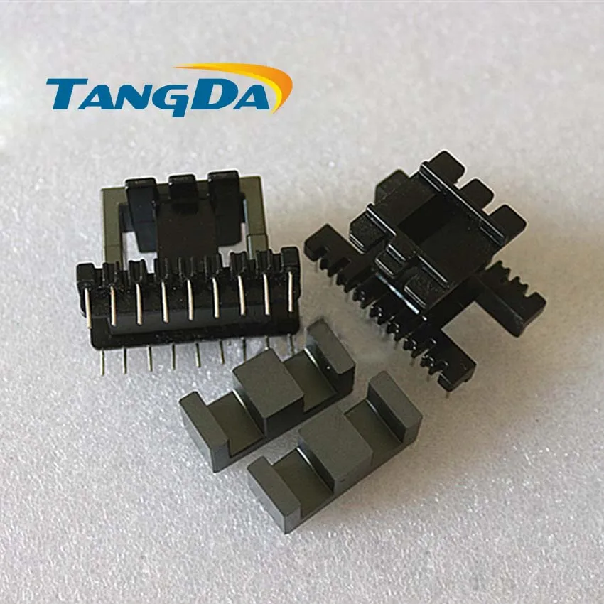 Tangda EE33 core EE Bobbin magnetic core + skeleton soft magnetism ferrites magnetic core 9+9pin SMPS RF Transformers