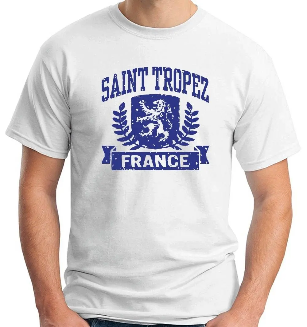 Hot Sell Fashion T-Shirt Saint Tropez France T Shirts Short Sleeve