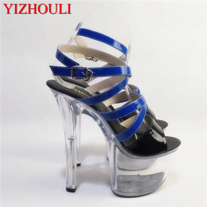 

17 cm new hot sexy high-heeled sandals women high heel platform heels pole dancing shoes