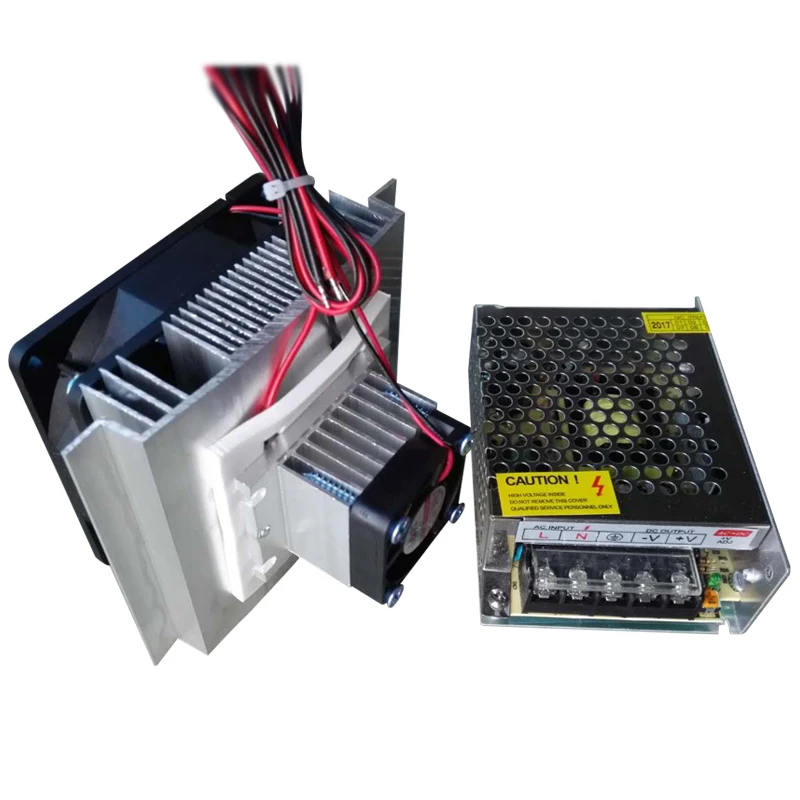 

60W DIY Semiconductor Refrigeration Cooling System Kit Cooler Fan Finished Kit Cooler Conduction Module Fan