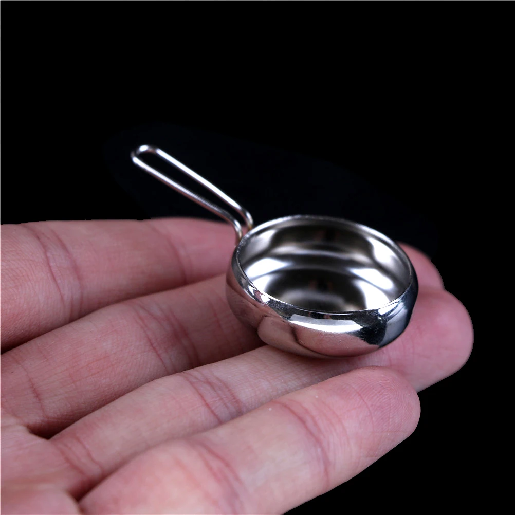 Mini tableware For 1:12 Dollhouse Miniature figure fork pot Kitchen set food toys accessories dolls Pretend Play Toys