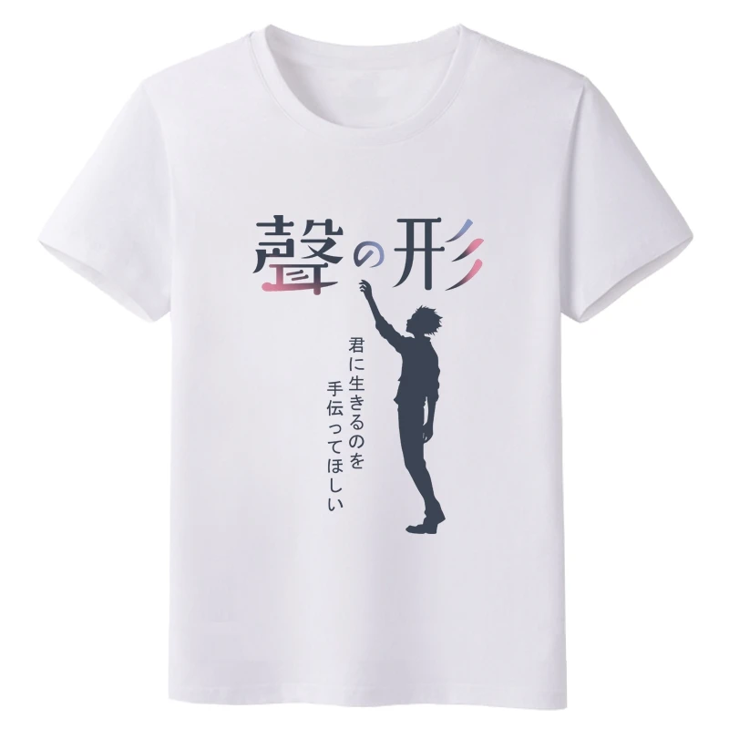 MGFHOME Anime Koe no Katachi A Silent Voice ishida shouya Shouko Nishimiya Tops Tee Cosplay Shirt The Shape Of Voice t shirt