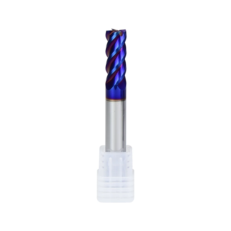 ZightMill-Fraise en carbure d\'alliage, fraise en acier au tungstène, fraise en bout, coupe en métal, 4mm, 6mm, 8mm, 10mm, 12mm, HRC65, 4 cannelures