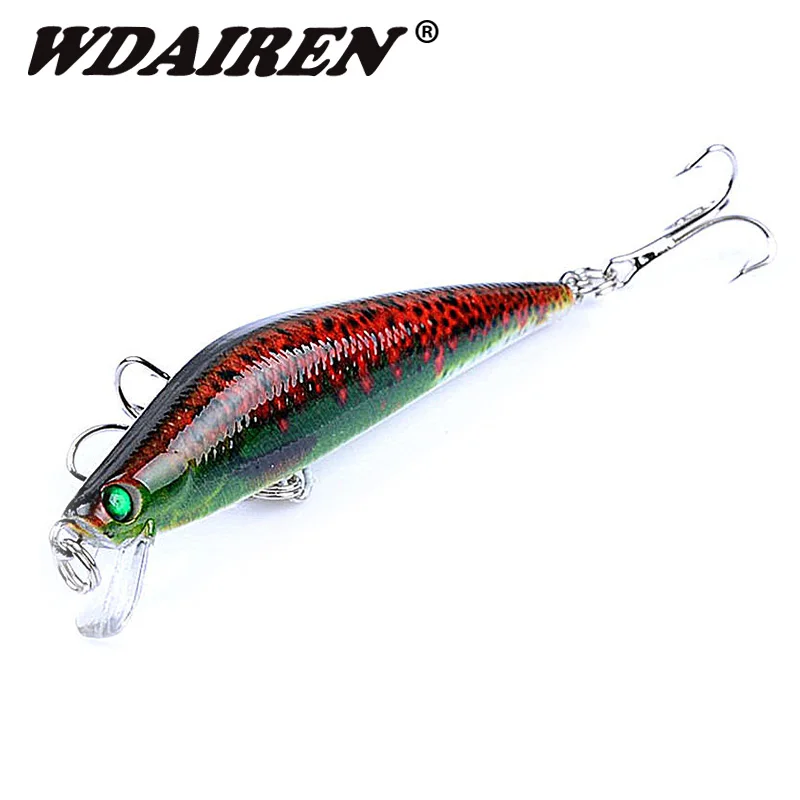 

1Pcs 8cm 8.5g Fishing Lure Minnows Floating baits Wobblers Crankbait Swimbait Fishing Tackle 3D Painted Hard Bionic lures FA-41