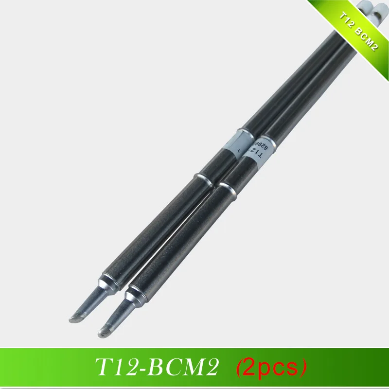 Ponta do ferro do QUECOO-T12-BCM2 Soldering, chanfra com o sulco Ferradura-dado forma da entrada, forma 2BCM, alta qualidade