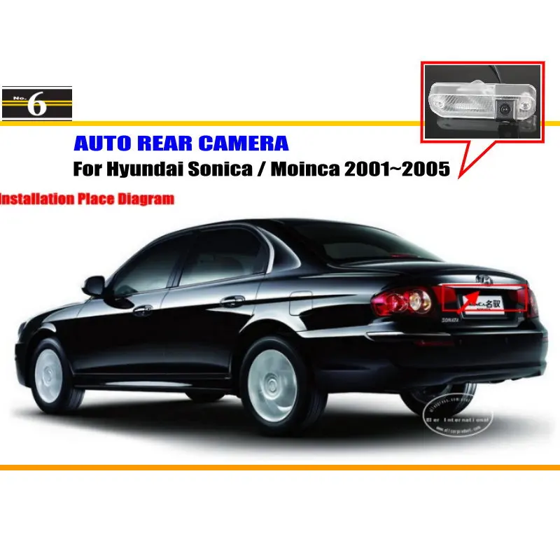 For Hyundai Sonica Moinca 2001-2005 Car Rearview Rear View Camera Backup Back Parking AUTO HD CCD CAM Accessories Kit