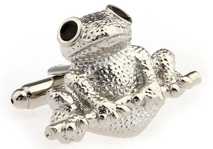 

Lepton Copper Lovely Frog cuff links Fashion animal design french cufflink man cufflink for gift holiday cufflink,Free Shipping