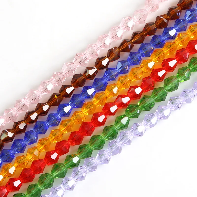 3/4/6mm Mix Crystal Colors Czech Glass Spacer Loose Beads for Jewelry Making Wholesale Beads DIY Necklace Bracelet 50-150Pcs