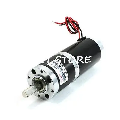 

8mm Dia Shaft 2 Terminals Magnetic Electric Geared Motor DC 24V 30RPM