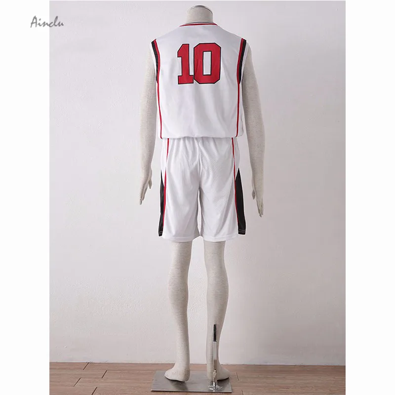 Ainclu – Costume Kuroko blanc pour adulte, maillot de Basketball, sans panier, Tetsuya Seirin, Cosplay n ° 10, livraison gratuite