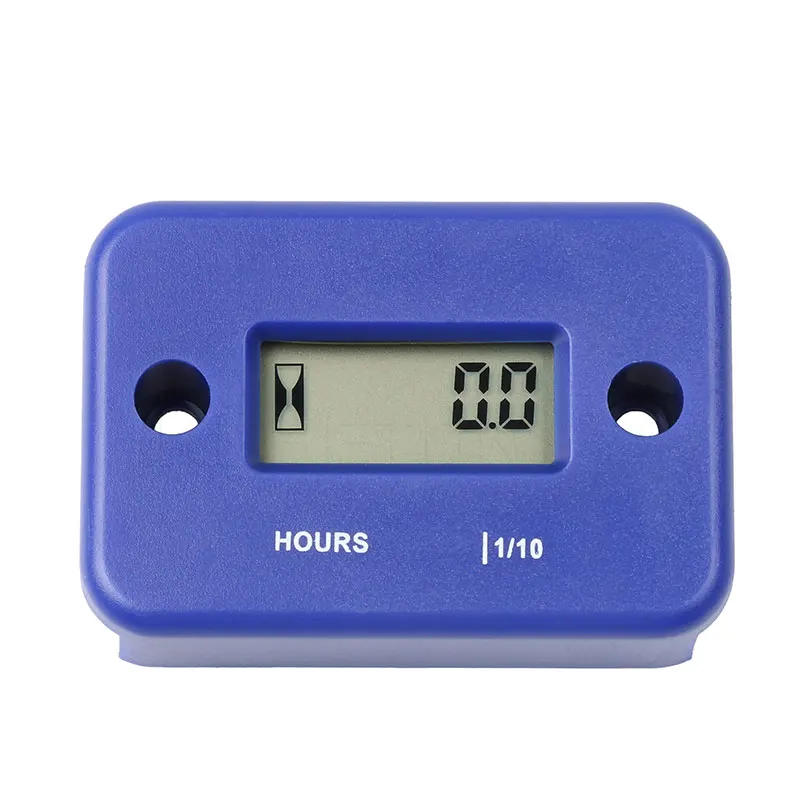 Imagem -04 - Impermeável Lcd Digital Contador Medidor de Hora para Bicicleta Motocicleta Atv Snowmobile Motor Marinho Novo