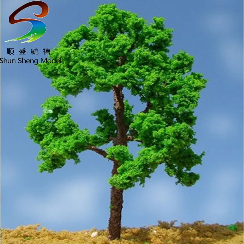 Newest !! 5pcs/Set  Plastic Model Trees For Railroad House Park Street Layout Green landscape Scene Scenery High Quality