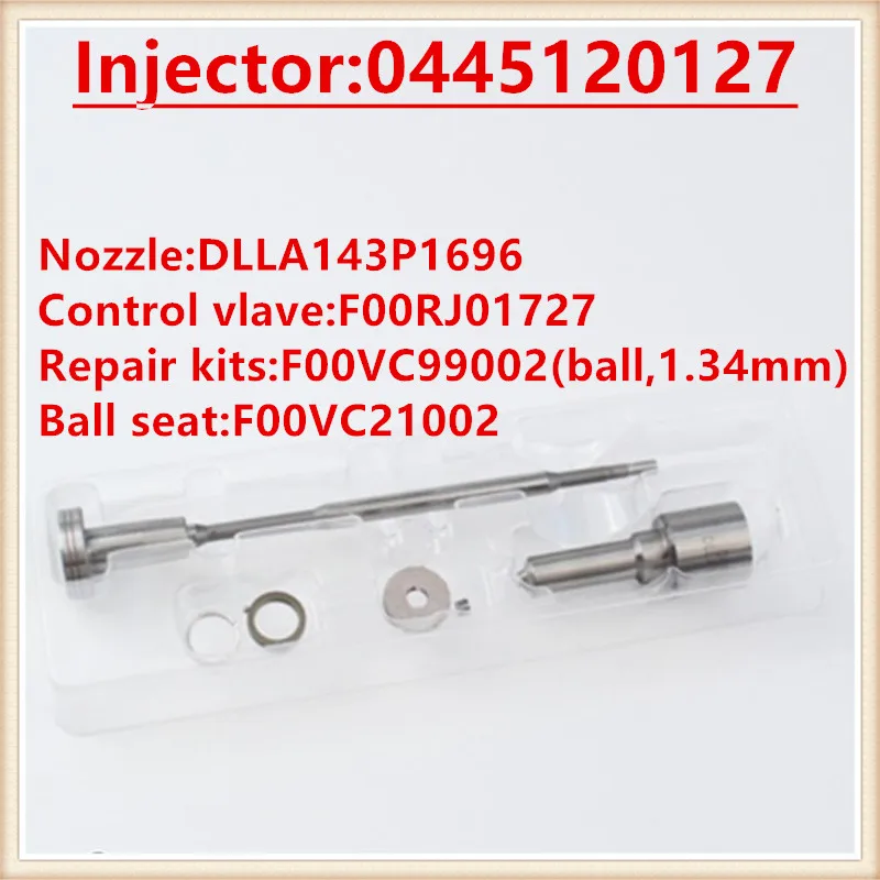 

F00R J03 486 diesel injector repair kits F00RJ03486 diesel nozzle valve spare parts F 00R J03 486 for 0445120127