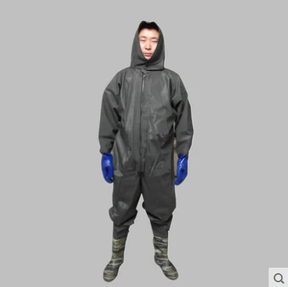 Man Women Waterproof Suits Fishing Wader Breathable Wading Boots Clothes Full Length Chest Waders with Gloves Waterproof image 2