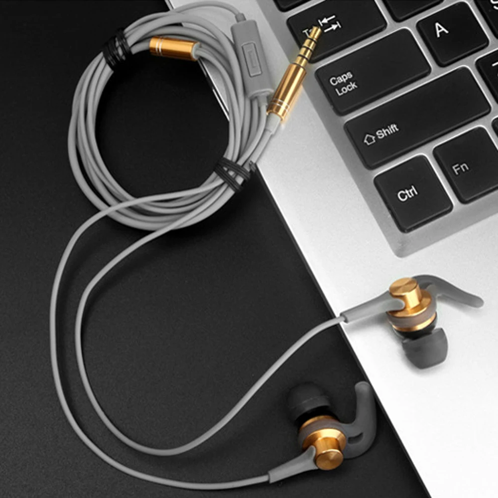 

10 pcs 3.5mm In-ear stereo super bass Headset wired Headphone with Mic sports music earphones for smartphone/PC/Sumsung/Huawei