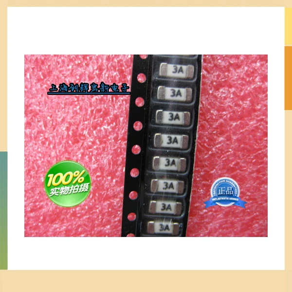 

1808 SMD fuse disposable fuse 3A 125V 6X2.6mm is imported Taping