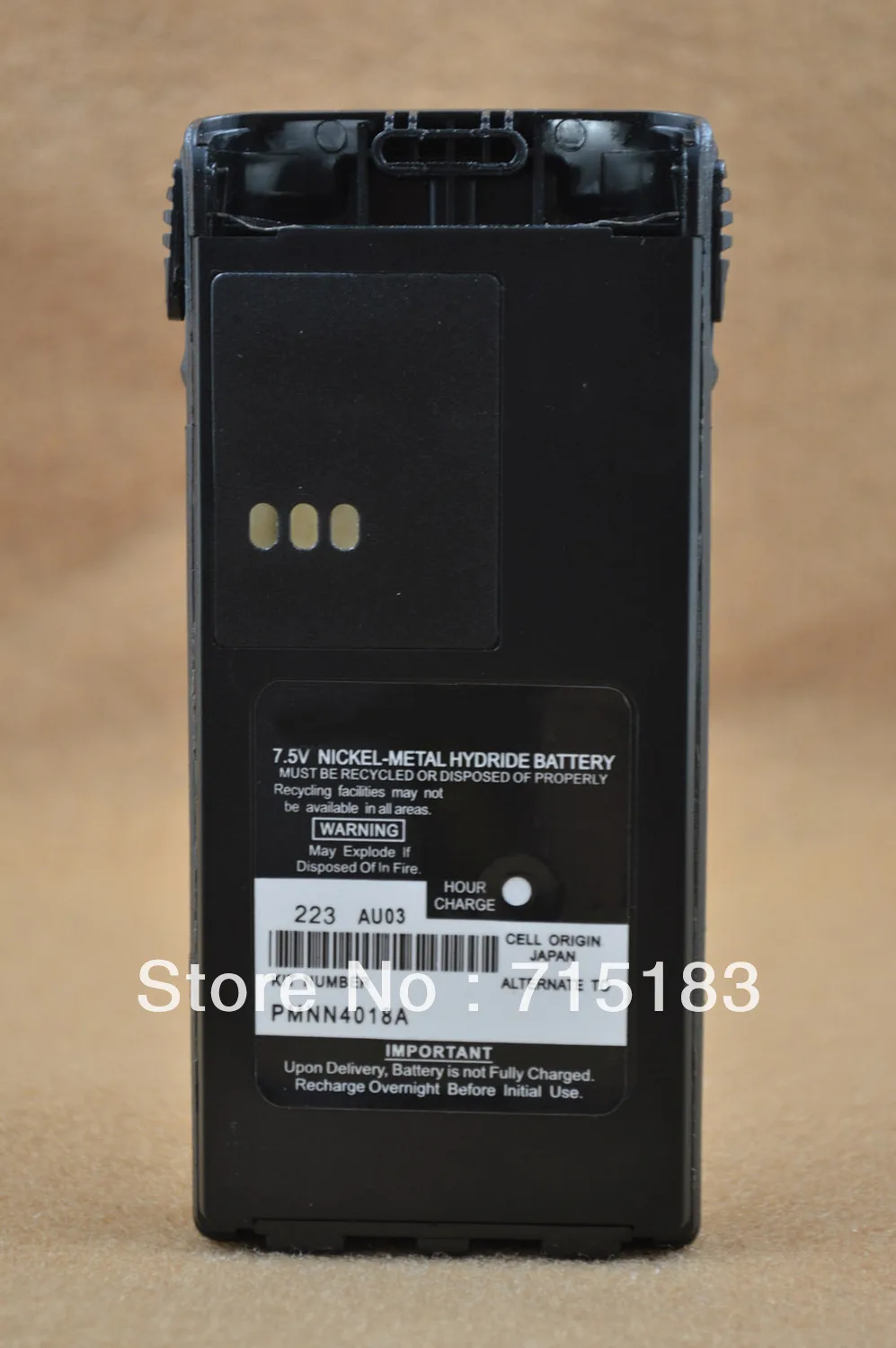 Batterie Ni-MH 1200mAh, pour Motorola GP88S/GP308/CT150/CT250/CT450/PRO3150/CP250/CP450/CP450LS, DC7.5V