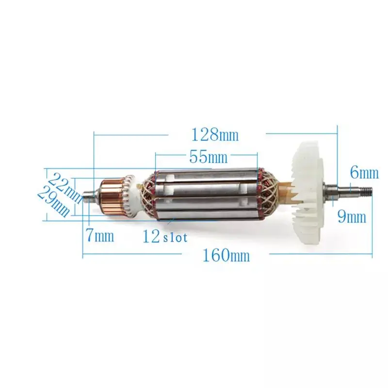 AC220-240V Armature Rotor stator motor for Makita angle grinder GA GA5030 GA4530 GA4030 GA5034 GA4534 GA4031 GA4030R GA4034